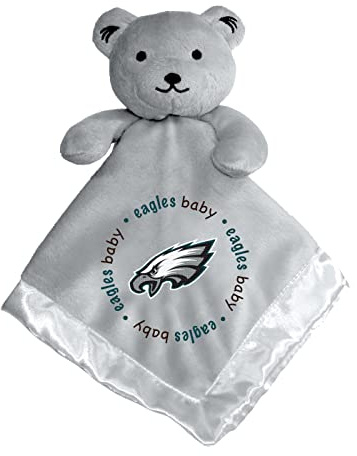 Baby Fanatic NFL Baby Security Blanket Bear Snuggle Toy for Newborn Boy Girl Unisex Stuffed Animal Officially Licensed- -Philadelphia Eagles