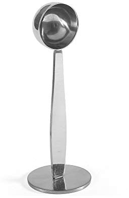 Coffee Scoops, 1 PC 15 ML (1 TPS) Rose Gold 304 Stainless Steel Espresso Coffee Measuring Spoon 1 Tablespoon Measure Spoon with Pressed Bottom Fits Coffee Container for Ground Coffee Tea Salt