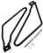 Supporto per Staffe di Montaggio per Borse Laterali per Moto 2PCS con XL883/1200 HD1450/1584(Nero)