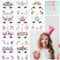 TAROME 11 Blätter Einhorn Temporäre Tattoo Unicorn Mädchen Gesicht Tattoos mit Bunt Strasssteine Aufkleber Kinder Regenbogen Unicorn Cosplay für Einhornparty Fasching Kindergeburtstag