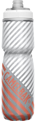 CAMELBAK Podium Chill Bouteille d'eau de cyclisme d'extérieur – Rayures corail – 710 ml