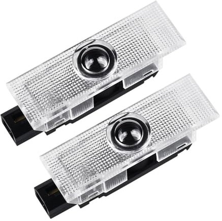 2 Pièces Lumières De Porte Logo Pour Al-fa Giulia Mito Stelvio Brera 147 156 159 GT Lumière De Porte Latérale De Voiture LED Bienvenue Fantôme Ombre Projecteur Lumières (05)