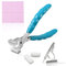 SPEEDWOX 15,2 cm - Pince à plier pour bracelet en acier inoxydable - Pince de réparation pour lunettes - Mâchoire en nylon - Pour réparation de montures de lunettes optiques