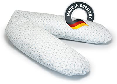 bedara Stillkissen - hochwertiges Schwangerschaftskissen - anschmiegsames Lagerungskissen aus Baumwolle - schadstofffreies Seitenschläferkissen - 190cm - Bright Night