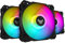 ASUS TUF Gaming TF120 ARGB Chassis Fan 3 Pack 3Pin Customizable LEDs, Advanced Fluid Dynamic Bearing, 120mm PWM Control, Anti-Vibration Pads, Double-Layer LED Array for Computer Case & Liquid Radiator