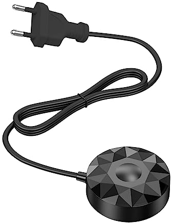 Caricatore Modello 3768 Spazzolino Elettrico Caricabatteria per Braun Oral-B iO Serie 7 8 9 Base di Ricarica Magnetica Caricabatterie Alimentatore (Nero)