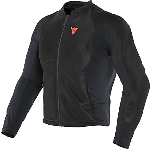 Dainese Pro-Armor Safety Jacket 2.0, Veste Moto Perforée Avec Protections, Noir/Noir, M