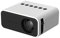 LURRIL Mini projecteur Led Home Theater Video Compatible avec USB Audio Full HD Projetor Outdoor Theatre Home Media Player ( Couleur : blanc, Plug Type : EU Plug )
