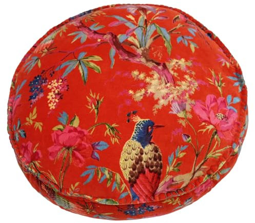 Paoletti Paradise Round Polyester Filled Cushion