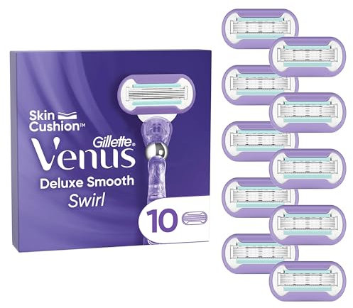 Gillette Venus Pro Smooth Sensitive RoseGold Women's Razor- 9 Blade, 5 Diamond‐Like Coated Blades