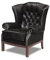 Chesterfield Sessel Durban | 2 bis 4 Wochen Lieferzeit (Shiny Schwarz)
