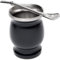 SANON Yerba Mate Tasse, Yerba mate becher, Yerba Mate Set, Yerba Mate Gourd, 230 ml Edelstahl doppelwandig Yerba Mate Natural Gourd Teetasse Set mit Bombilla Strohhalm und Bürste