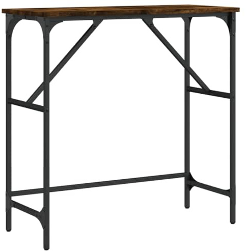 vidaXL Konsolentisch Räuchereiche 75x32x75 cm Holzwerkstoff