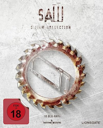 Blu Ray SAW Box 1-9 Film Collection - 10-Disc Set - Laufzeit 834 Minuten