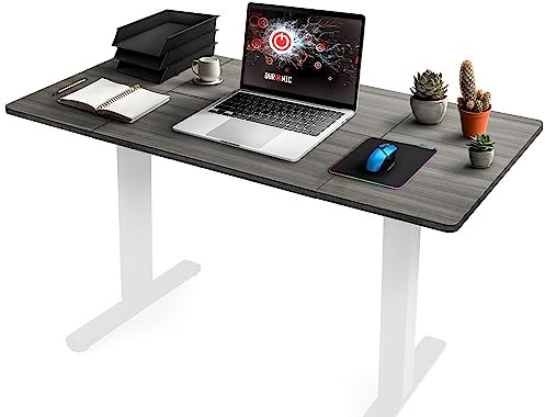 Duronic TT140 GY Tischplatte | Schreibtischplatte 140 x 60 x 1,9 cm | Table Top für individuellen Tisch | Ideal für höhenverstellbare Workstation | Sitz-Steh Schreibtisch für Home-Office und Büro