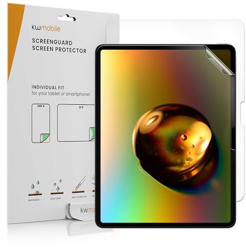 kwmobile 2X Schutzfolie kompatibel mit Apple iPad Air 13 (6. Gen 2024) - Folie klar Full Screen Tablet