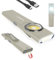 klarus E5 USB C Wiederaufladbare Klein Taschenlampe,COB-Arbeitsleuchte, 600 Lumen, flache Mini Taschenlampe mit Magnetfuß und Schnallenclip. Geeignet für Wartung, Camping