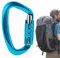 Kletterkarabiner, Karabiner-Schlüsselanhänger mit D-förmiger Schnalle, Karabinerhaken, Karabinerhaken, Karabinerhaken, Leichte und robuste Karabiner-Wandclips für Schlüsselanhänger, Hängematten, Campi