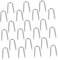 KITANDOVE Lot de 50 Clous en Fer en Forme De U pour Clôture De Jardin Clous De Fixation Solides Pointe Biseautée Faciles À Installer
