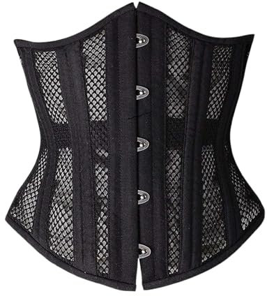 SRZYMJ Sexy Nurse Outfit Women Lingerie mesh Bodysuit Lingerie Set Sexy Green Lilac Corset top with Sleeves White Bodysuit Long Sleeve Womens Corset top lace up Satin bluepink Corset Black