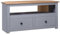 Iiaky TV-Eckschrank Grau 93 x 49 x 49 cm Massivholz Panama-Kiefer Tv Rack HäNgend Ecke Tv Eckschrank Wohnzimmer
