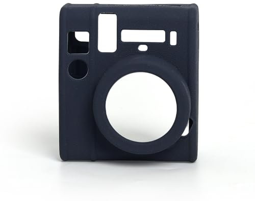 Silicone Protective Cover Suitable for Instax Mini 40 Camera Protective Case, Simple Solid Color, Dust-Proof and Stain Resistant, Protective Sleeve (Blue)