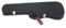 Bonnlo Hard Case for High Grade Electric Guitar with Microgroove Flat Surface, Straight Flange Waterproof Black