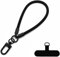 QEXUJOW Handy-Bänder & Handgelenkschlaufen,handschlaufe kamera,handyanhänger,7MM Telefon Fall kurz Lanyard Spacer Outdoor Anti Verlust weiblich Handgelenk Seil Armband Telefon Lanyard (schwarz)
