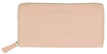 Laura Biagiotti Damen Geldbörse aus Echtem Leder, Buntes Innenfutter, Geräumig mit Geschenkbox