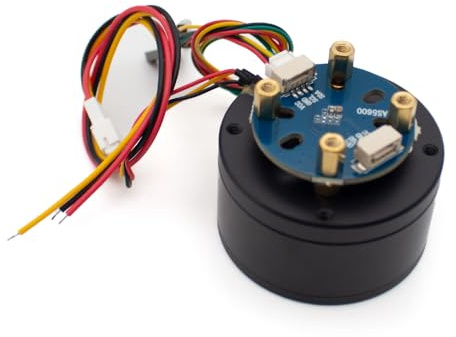 LeTkingok 4015 Hohlwellen BLDC Motor, Außenrotor mit Hohem Drehmoment und AS5600 Magnetencoder I2C Unterstützung für Robotik und Gimbal