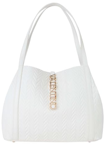 Valentino Schultertasche Shopper Fania Re Shopping Bag Bianco weiß