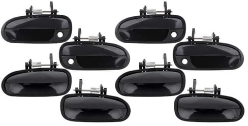 BANBE Lot De 8 Poignées De Porte Extérieures Pour Honda Civic EK3 1996 1997 1998 1999 2000 Antidérapant