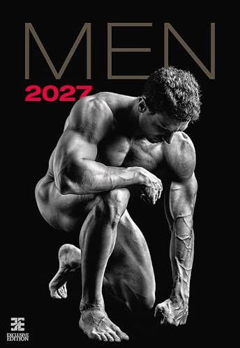 Men Männer Kalender 2027 Wandkalender Wall Calendar 33,4x48,5cm Erotik