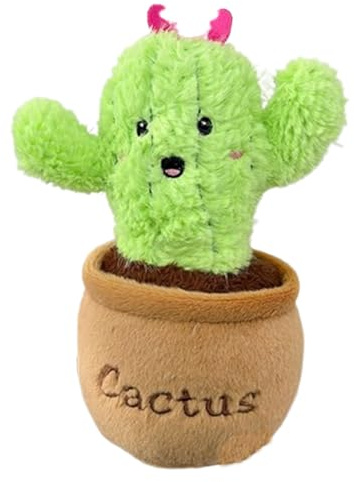Xiyocadt Kaktus Pflanzen Plüsch Puppe, 25cm Klein Stofftier, Desktop Dekoration Geschenk für Jungen Mädchen