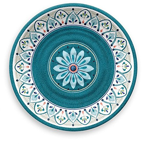 Emporio Zani Touch Mel Rabat Piatti Piani Set 2pz 100% melamina