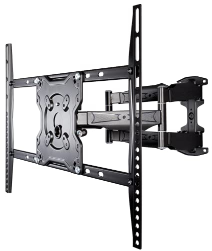 celexon TV/Display Wandhalterung Adjust-S70460 mit Schwenkarm | für 42”-70” Bildschirme bis 50kg | Monitor-Montage inkl. Kabelkanal, universal für LCD/LED/OELD & Plasma Fernseher bis VESA Norm 600x400