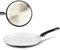ROSMARINO Crepes Pfanne für alle Herdarten - Pfannkuchenpfanne mit glatter mineralischer Beschichtung - Pancake Pfanne mit Cool Handle, induktionsgeeignet…