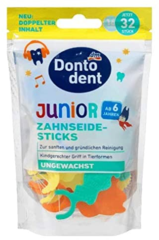 Dontodent Zahnseide-Sticks Junior, 32 Sticks