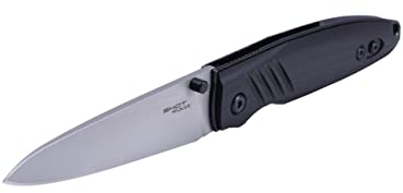 Mr. Blade Modernes Taschenmesser — Shot Schwarz — Exklusives Outdoormesser aus D2 Stahl