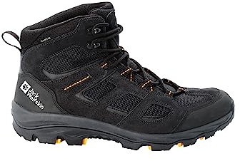 Jack Wolfskin Herren Vojo 3 Texapore Mid M, Black Burly Yellow Xt, 40.5 EU