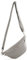 modamoda de T211 Damen Leder Bauchtasche Brusttasche Hüfttasche handmade in Italy, Farbe:Telegrau