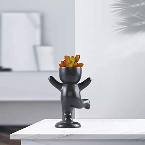 xiaoquexing en Forme en Forme en Forme en Forme, Fleurs pour Ordinateur Bureau, Cactus Géométrique Contenant pour La Décoration Bureau Table
