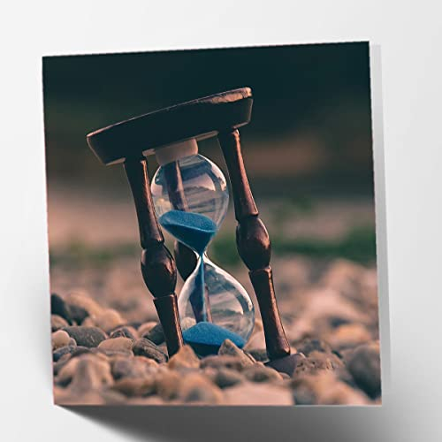 Sanduhr-Karte, blanko