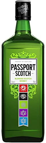 3 × Whisky Blended Passport Scoth (Caja de 3 Botellas de 1 L)