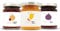 FOODOKO FINEST - Gourmet Chutney Set für Feinschmecker | Spicy Mango Chutney, Lila Feigen Chutney, Zwiebel und Himbeere Chutney (3x180g)