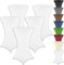 Gräfenstayn 5er-Set Stretch Stehtischhusse Diana mit Öko-Tex Siegel, Verstärkung im Fußbereich, in vielen Farben und Größen Ø60-65cm / Ø70-75cm / Ø80-85cm (Weiß, Ø80-85cm)