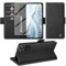 Handyhülle für Xiaomi Redmi Note 11/ Note 11S Hülle, Standfunktion Kartenfach Wallet Premium Leder Schutzhülle Flip Case Cover Stoßfeste Klapphülle Redmi Note 11/ Note 11S 4G 6.43 Zoll (Schwarz)
