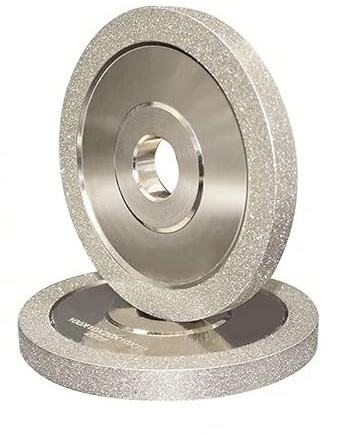 Mola diamantata da 100 mm in ceramica e acciaio al tungsteno - Strumento speciale per l'affilatura in lega - Disco abrasivo per smerigliatura (grana 400)