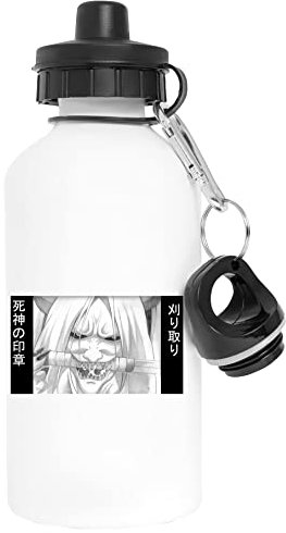 Le Sceau De La Mort Original De Reaper Aluminium Blanc Bouteille d'eau avec Bouchon à Vis White Watter Bottle with Screw Cap