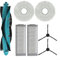Kit de piezas de repuesto para Cecotec para robot aspirador Conga 11090, cepillo de rodillo, paño de fregona, filtro, cepillos laterales (A)